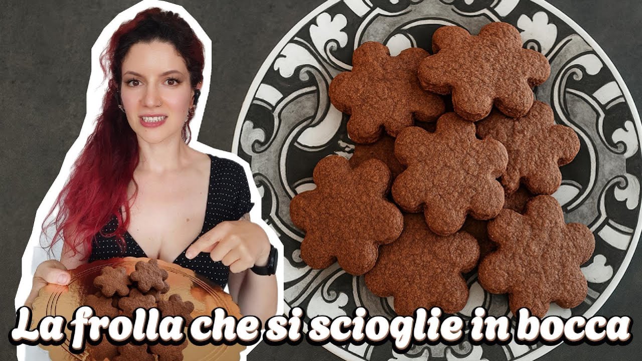 Biscotti con FARINA DI RISO, CACAO E NOCCIOLE: croccanti e irresistibili