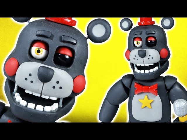 FUNTIME CHICA FNAF 6 (Freddy Fazbear's Pizzeria Simulator) Tutorial Polymer  clay cold porcelain 