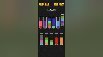 Water Sort Puzzle Level 56 Walkthrough