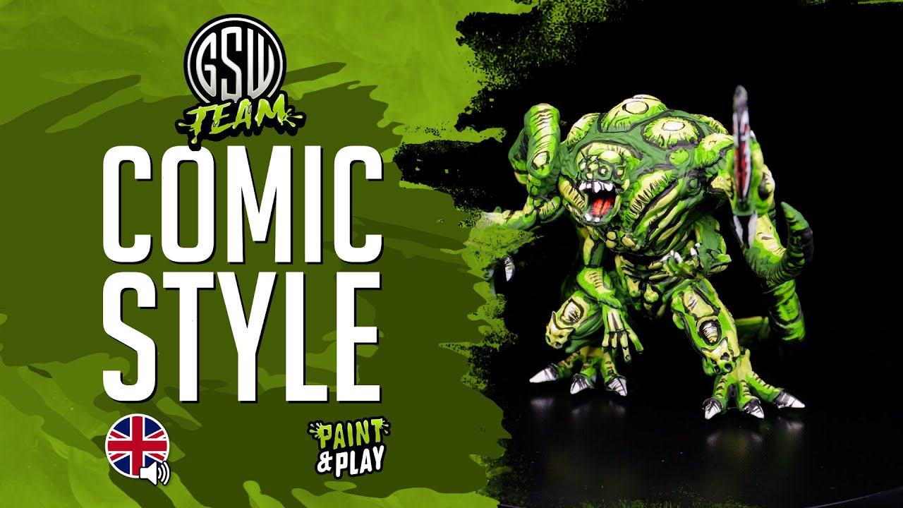 Let's paint comic style!