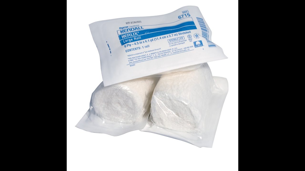 Kendall Kerlix Gauze Bandage Rolls YouTube Kendall Kerlix Gauze Bandage Rolls YouTube
