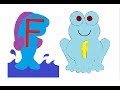 Nursery Rhymes for Toddlers | ABC Songs-Phonics Coloring | English Alphabet - F for Fish - Frog