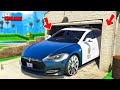 НАШЕЛ ПОЛИЦЕЙСКУЮ  ТАЧКУ TESLA MODEL S  В СЕКРЕТНОЙ НЫЧКЕ ! БИТВА АВТОУГОНЩИКОВ ГТА ОНЛАЙН