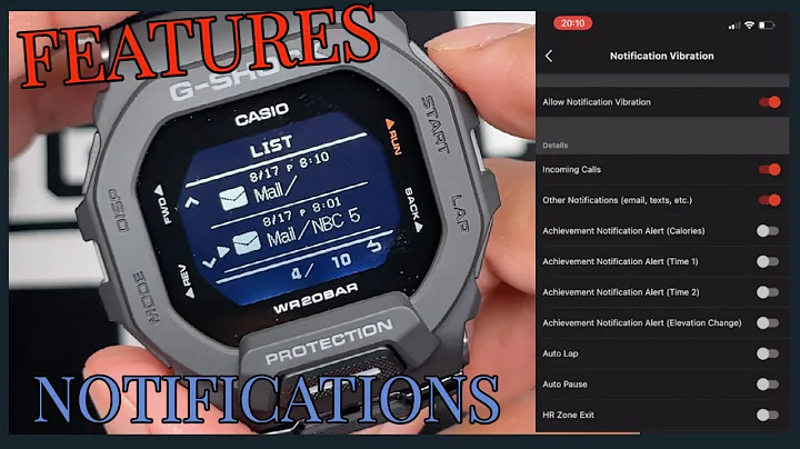 G-Shock GBD-200 Features and Notifications - Dud or Great? Walkthrough & explanation of functions - 天天要聞