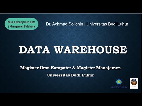 Video: Apakah ciri gudang data?