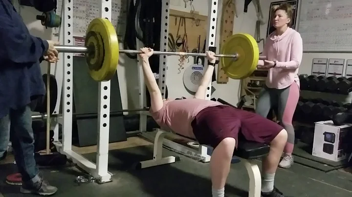 Conley Auvil 70kg Bench Press (paused) @MTHall 2-1...