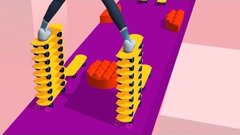 Skater Stacker - All Levels Gameplay Android, iOS