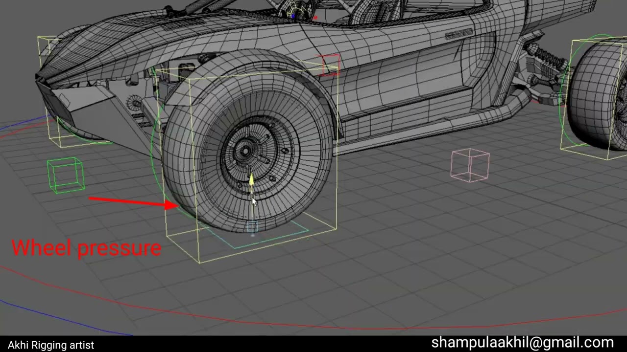 advance car rigging|Maya|Rigging