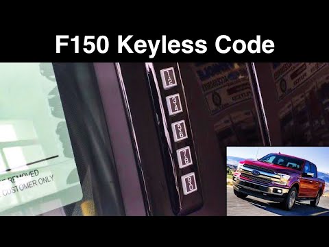 2020 ford f150 keyless entry code location - YouTube