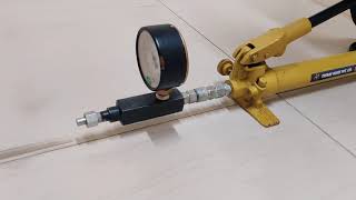 Enerpac P-80 Hand Pump with 4 Way Valve