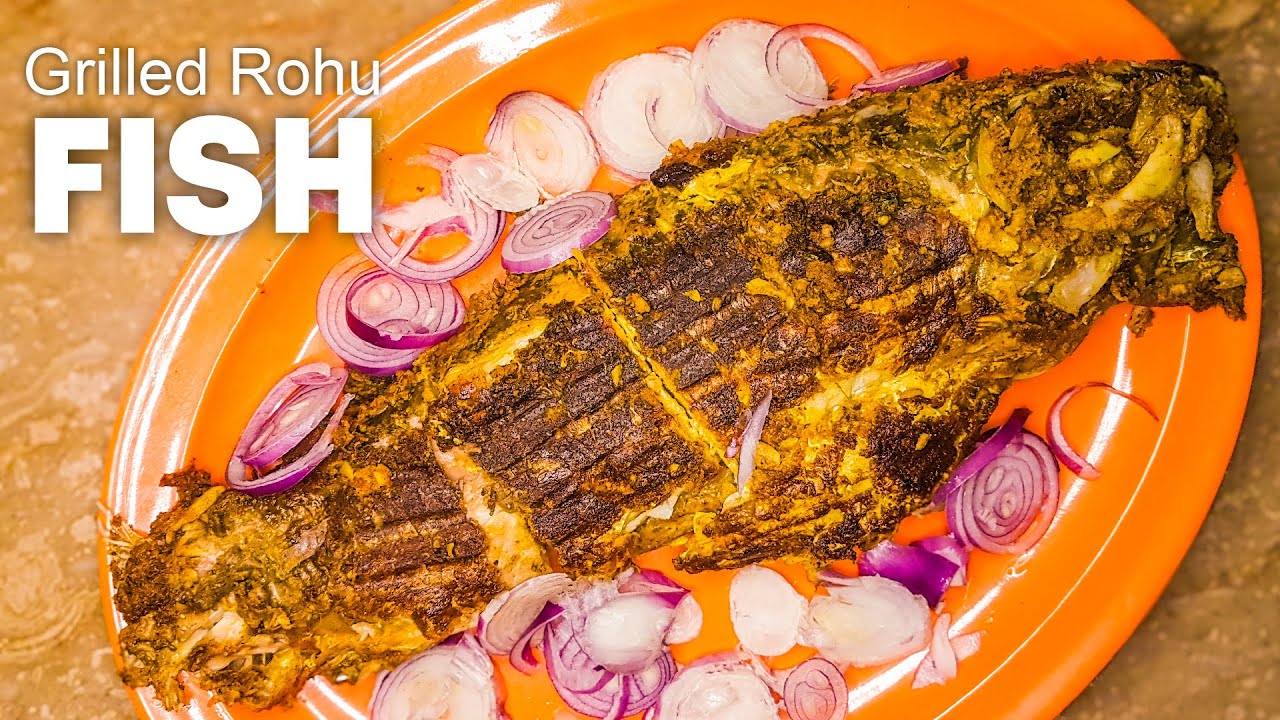 Grilled Fish | Rohu Fish Easy Homemade Recipe my Kitchen Style #cooking ...