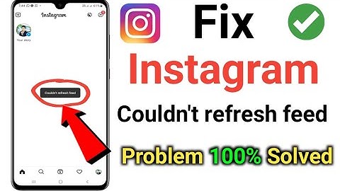 fix Instagram couldn