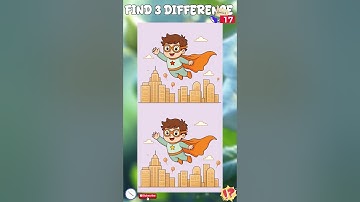 Train Your Brain! Spot the Hidden Mistakes in Each Image! #shorts #spotthedifference