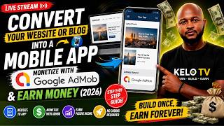 Convert Your Website or Blog into a Mobile App 📱 | Monetize with Google AdMob & Earn Money (2026) screenshot 4