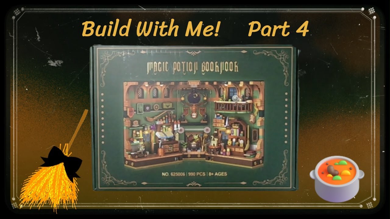 Build With Me! Magic Potion Booknook - Part 4 - With Music