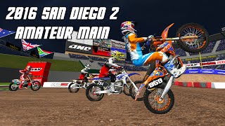 Mx Simulator - 2016 EMF Amateur Motosport SX - Rd6 - 250 Main Event On Board