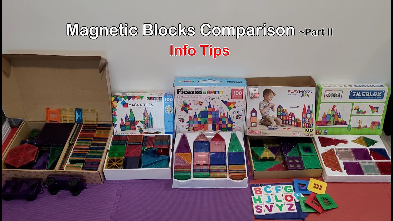 The best magnetic tile toys as gifts: MagnaTiles, Magformers, Connetix