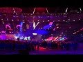 London 2012 Closing Ceremony Russell Brand And Fatboy Slim London 2012 Closing Ceremony Russell Brand And Fatboy Slim