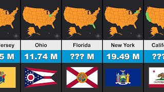 Population Ranking of The Every US State in 2023 by inforaa 1,888 views 10 months ago 4 minutes, 5 seconds