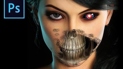 How To Create Halloween Skull Face In Photoshop | Free Download Halloween Skull Face Design