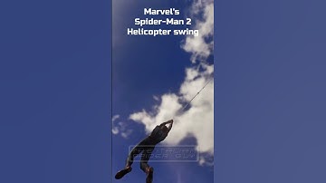 You can shoot webs to the helicopters in Marvel