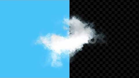Cloud with alpha channel - Motion Graphics