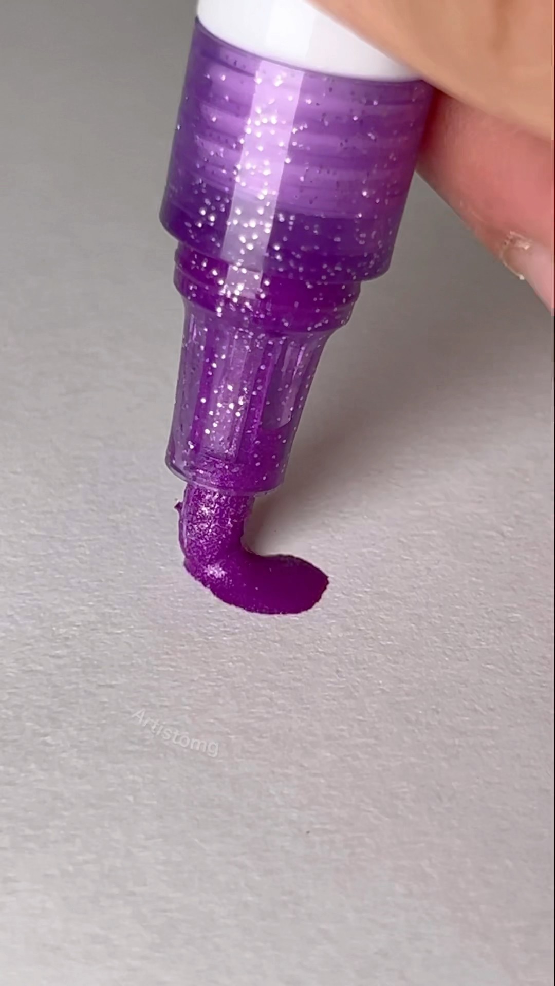 Bright Marker! ?✨? #asmr #purple #artsupplies