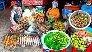 Phnom Penh Food & Vegetables Market | Cambodia morning market at Phsar Samaki