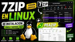 Cómo abrir archivos 7Z, ZIP, RAR y más en Linux con una interfaz gráfica moderna