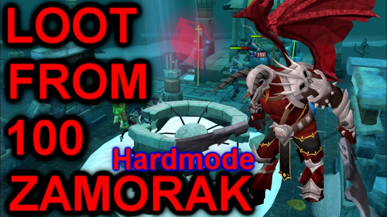 Runescape - Loot from 100 Hardmode K'ril Tsutsaroth (Zamorak God wars ...