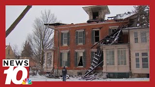 Historical society plans to rebuild after fire at Victorian mansion in Brockport