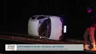 Motorista perde controle de Corsa na BR...
