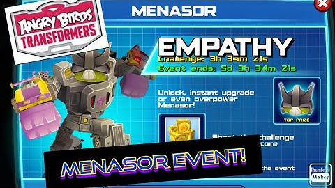 Angry Birds Transformers: Menasor event!