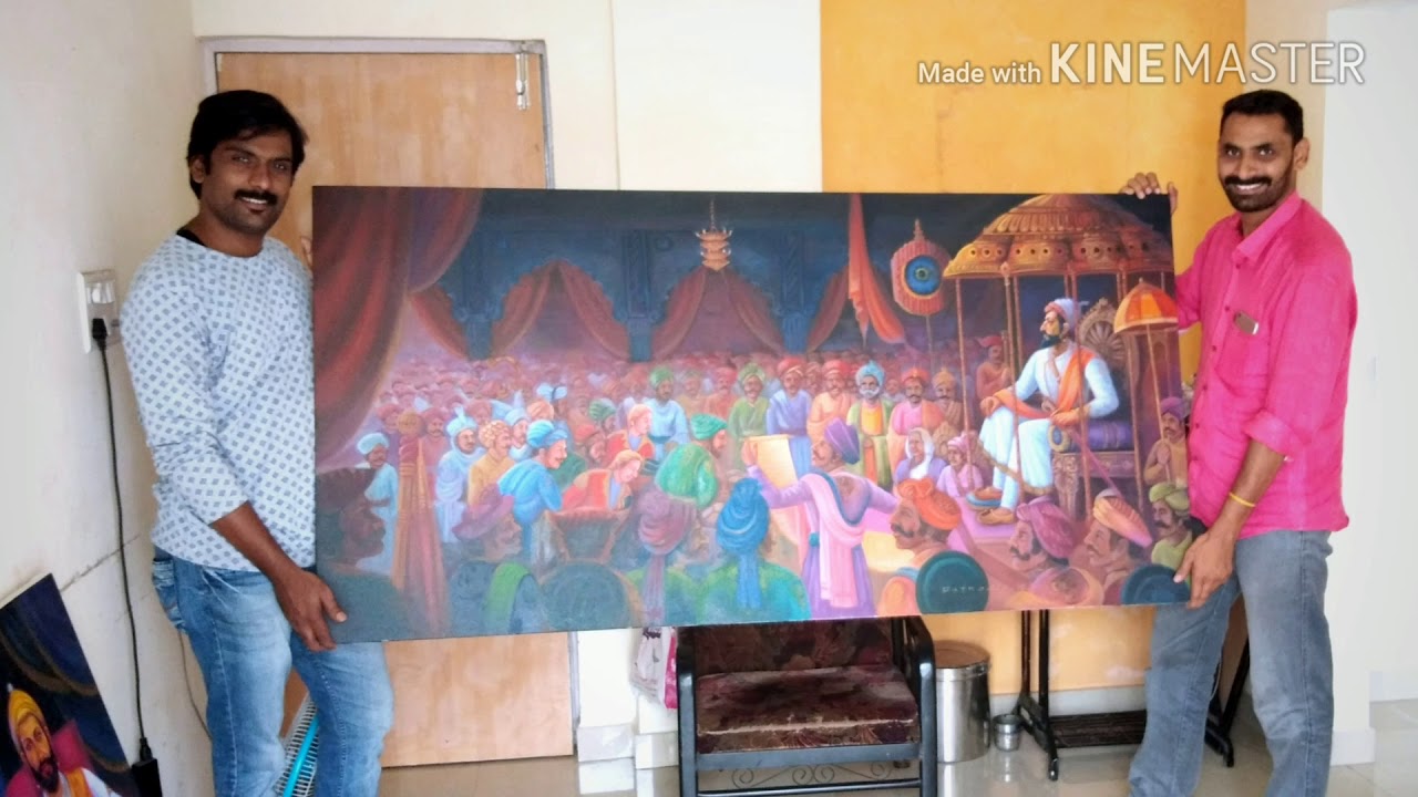 Download Rajyabhishek Painting Youtube