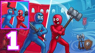 Who Dies Last? - Gameplay Walkthrough Part 1 - Stickman Ragdoll Who Dies Last (Android, iOS) screenshot 2