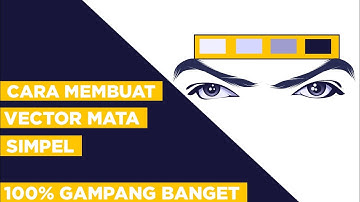Cara Membuat Vector Mata Simpel #DolananVector1