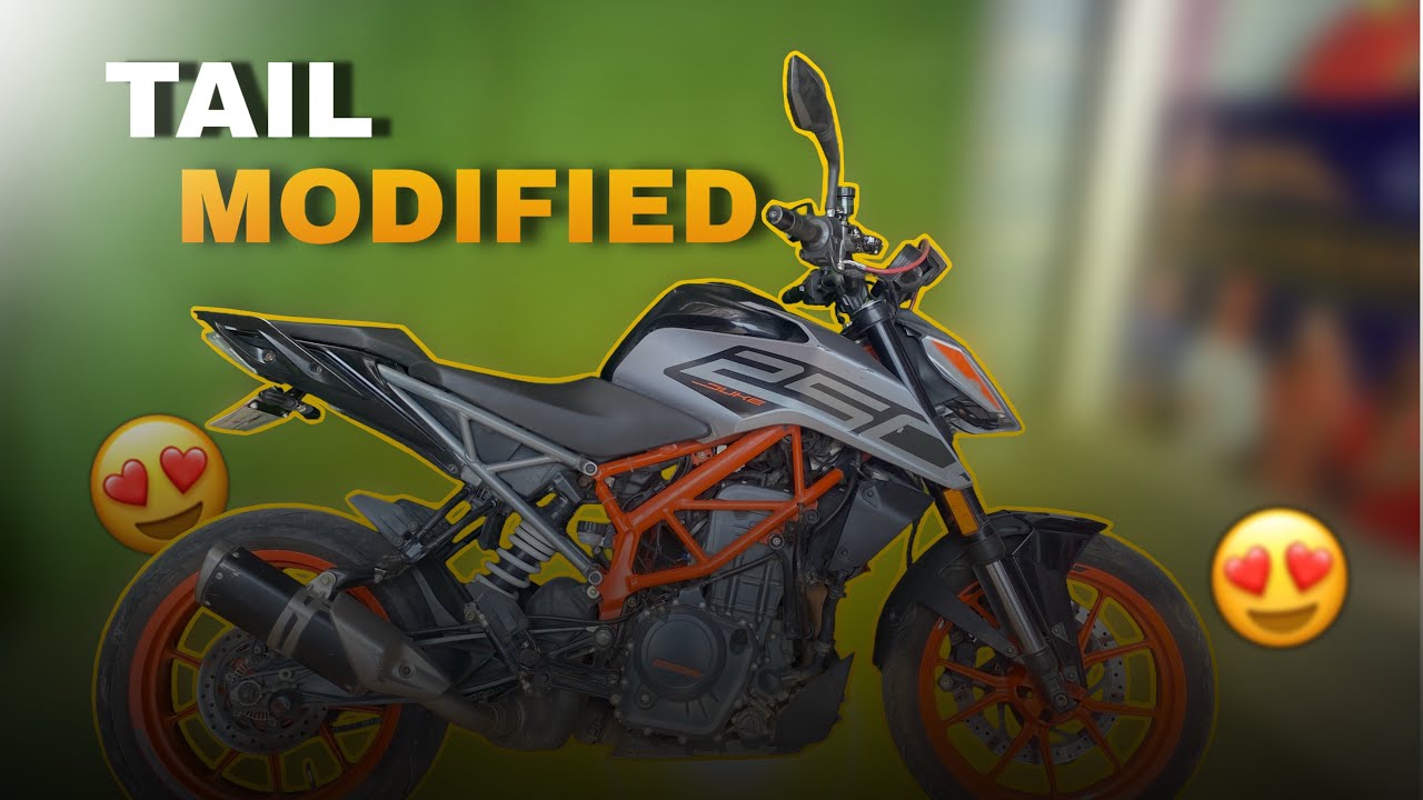 TAIL MODIFICATION OF MY DUKE 250 BS6 🥰|| NEW LOOKS 🔥