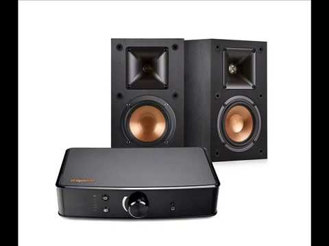 Klipsch R 14m Bookshelf Speakers And Powergate Amplifier Bundle Youtube
