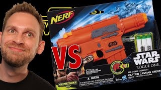 Nerf Star Wars Rogue One Captain Cian Andor Blaster Unboxing