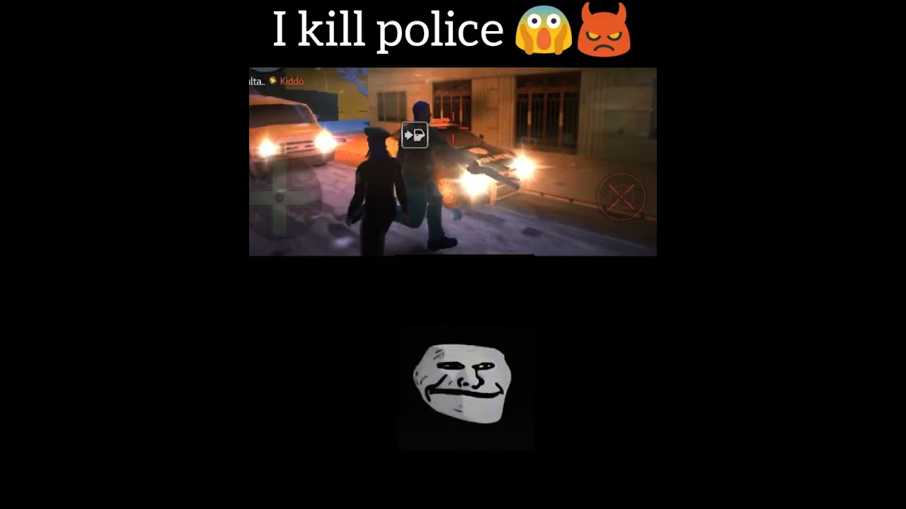 i kill police 😱😱 with shotgun  