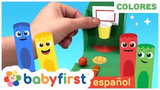 Colores en español para niños | Magia de La Pandilla con juego de baloncesto | Babyfirst Español