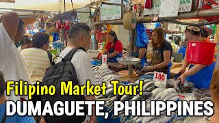 DUMAGUETE, PHILIPPINES - Filipino Food Market Tour | Morning Walk & Palengke Visit in Dumaguete City