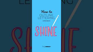Procreate Lettering Hack: Make Your Words GLOW (7 Steps to an Outline!)