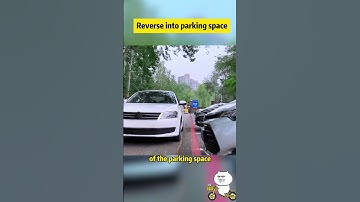 How to reverse into a parking space.#driving #skills #tips #knowledge #fpy