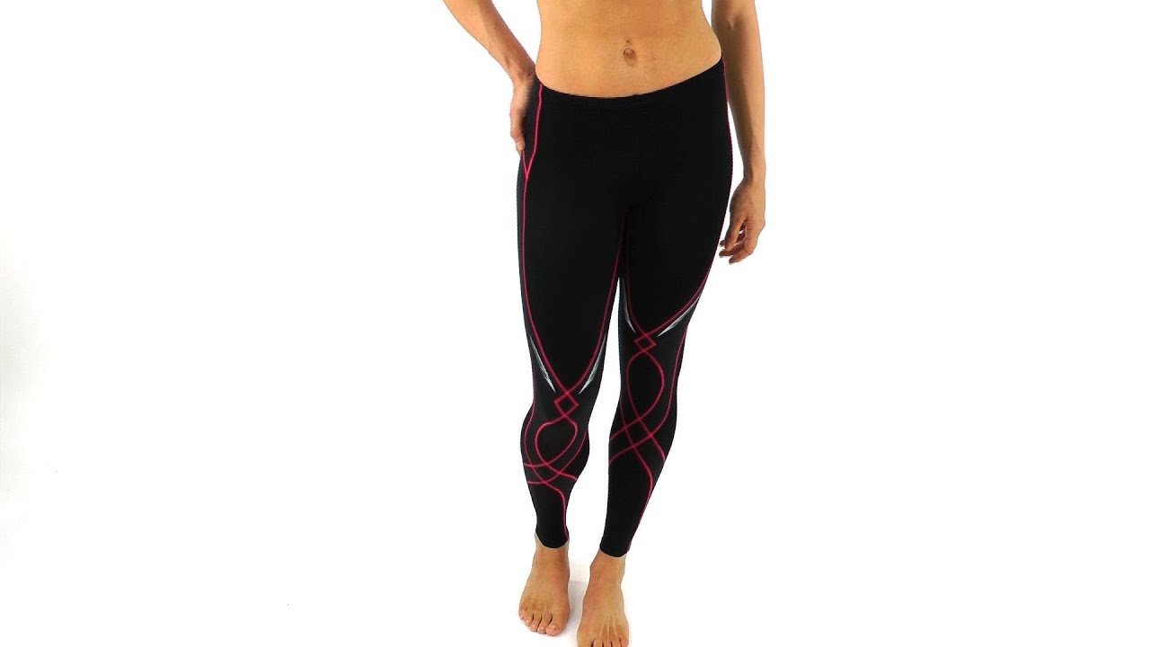 CW-X Women's Stabilyx Compression Running Tights | SwimOutlet.com