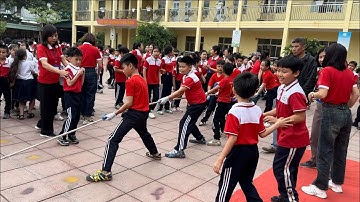 Chung kết kéo co Lớp 4a1 - Hội Khoẻ Phù Đổng Trường TH Trần Quốc Toản 04/01/2024