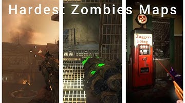 PLAYING THE HARDEST ZOMBIES MAP IN EVERY CALL OF DUTY COMPILATION PARTS 1-3