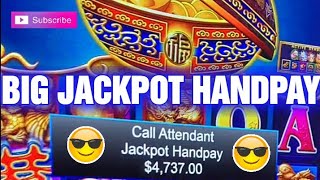 Big Jackpot Handpay On Double Blessings Slot Machine Bonus