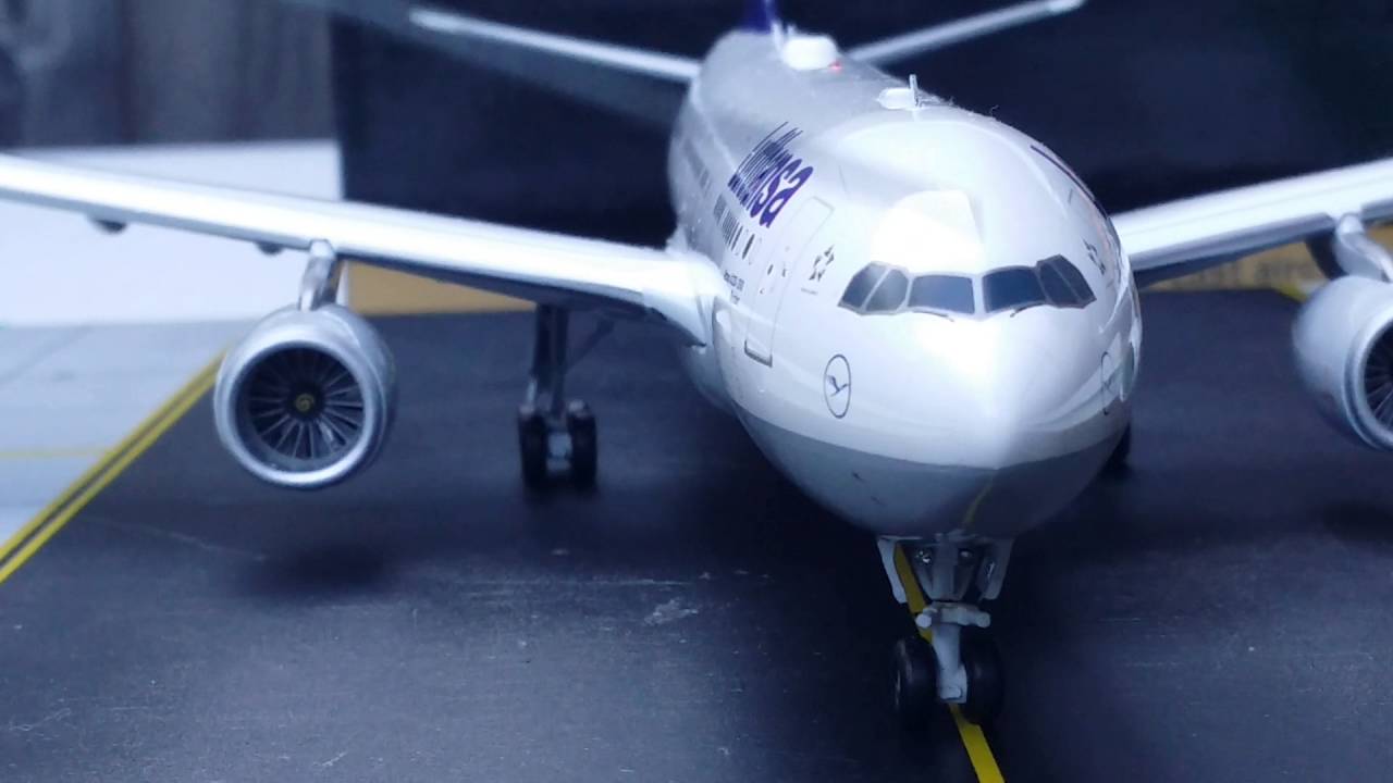 Gemini 200 Lufthansa Airbus A330-300 Review - YouTube