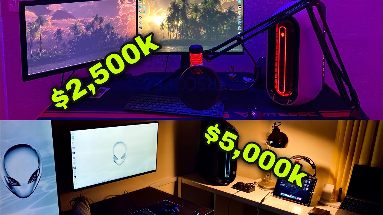 Alienware Aurora R11 ($2,500k vs $5,000k) - YouTube